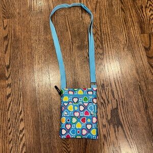 Colorful Heart Pattern Crossbody Bag Purse